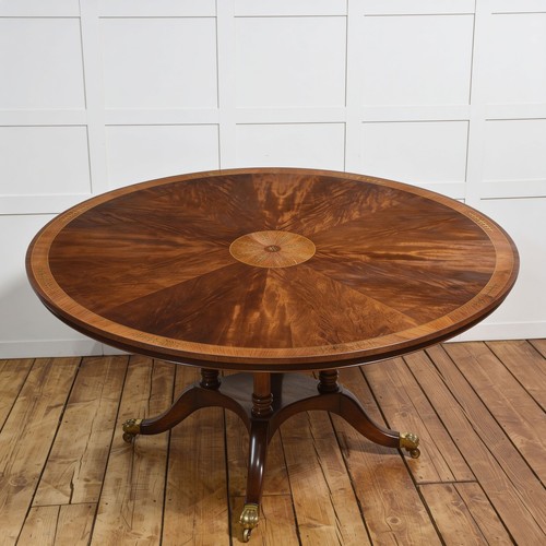 Regency revival brass inlaid - regency,