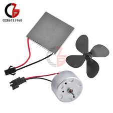 Thermoelectric Power Generator Peltier Module 4 x 4 cm Stove Fan Repair Part Kit