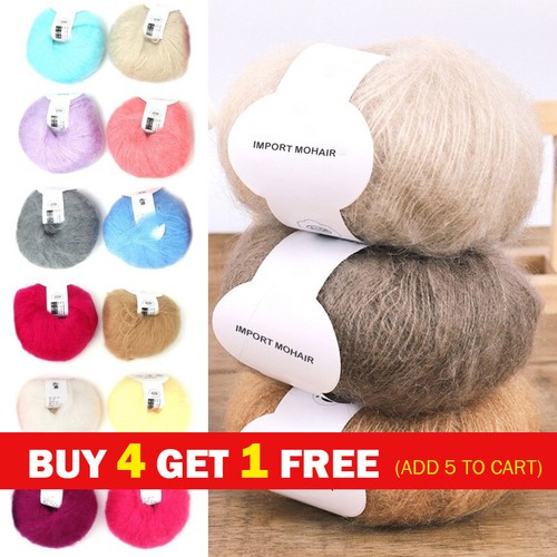 25g roll shawl mohair knitting - mohair,