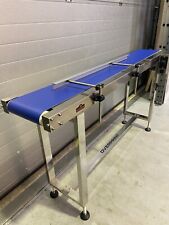 Conveyor 1.5 Meter x 300mm Wide, Blue Food Grade Belt , Stainless - UK Supplier