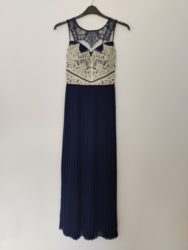 Chi navy - blue, pleated