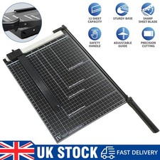 Home A4 Paper Cutter Trimmer Easy Office Desk Guillotine Machine Safety-Used EF3