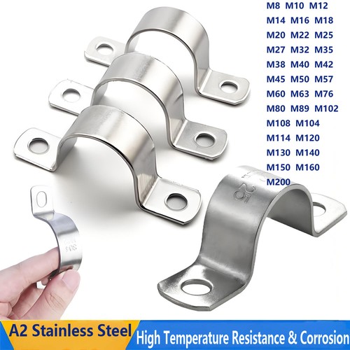 304 stainless steel tube clip - stainless,