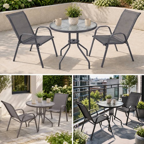 Pcs garden round glass top - 3,