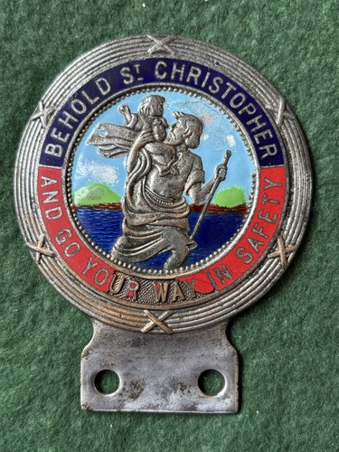 Christopher old enamel car - st.,
