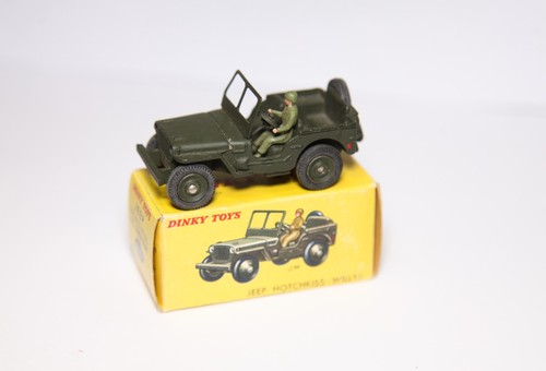 French dinky 816 jeep - french,