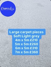 Carpet offcut large matching carpet pieces 5m width £210-£360 Brand new RH13 5SN