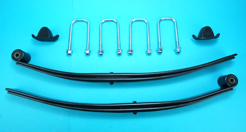 Twin leaf spring bump stop - 2, x