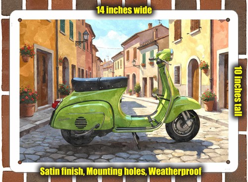 Metal sign 1970 innocenti - metal,