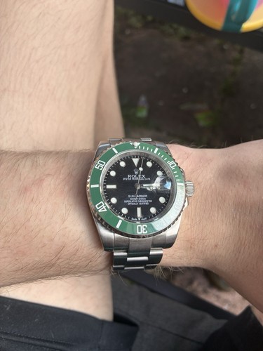 Watch men green - r,