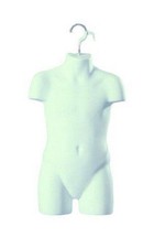 WHITE Baby Childrens BodyForm Hanging Display Mannequin