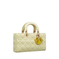 Dior Lady d-joy handbag yellow