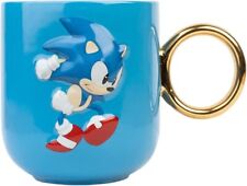 OFFICIAL SONIC THE HEDGEHOG 3D RING HANDLE MUG CUP NEW IN GIFT BOX ERIK