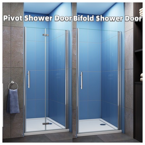 Frameless bifold pivot shower - frameless, bifold/pivot