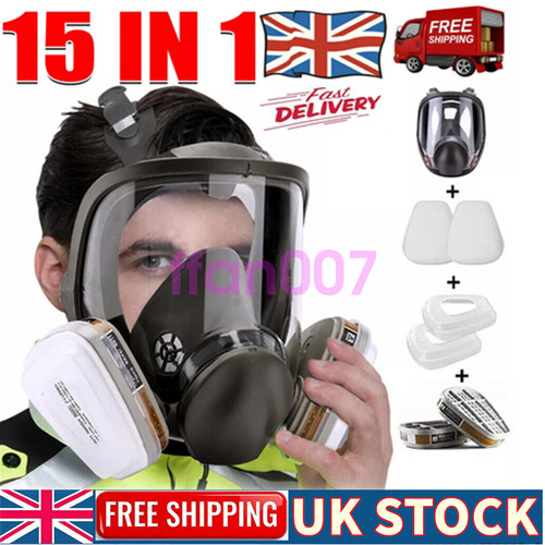 Gas mask full face - 15, in