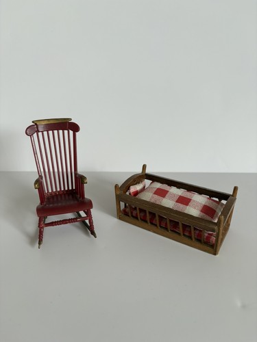 Dolls house vintage - dolls,
