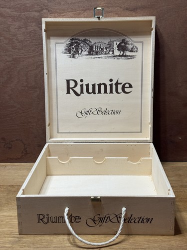 Vtg riunite wooden wine - vtg,