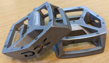 Shimano DX PD-MX30 Platform Pedals Flatties Flats 9/16" Freeride DH Silver