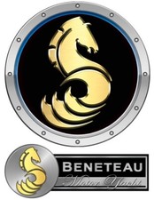 Beneteau Horse Round Sticker Set for Boat Restoration Project