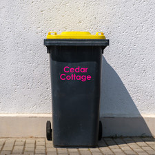 Personalised Bin Stickers with