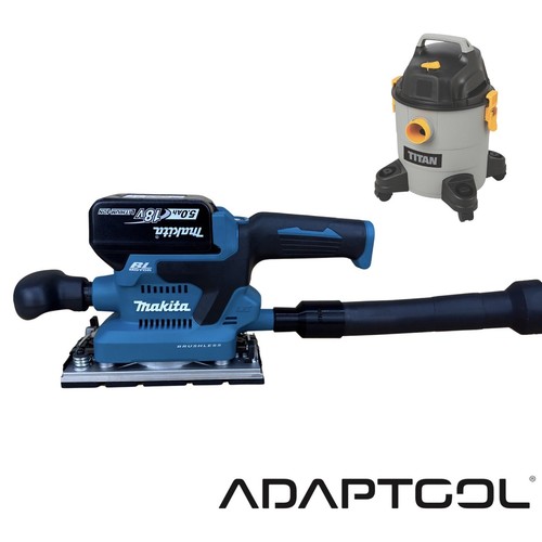 Makita 18v sheet sander - sander, dust