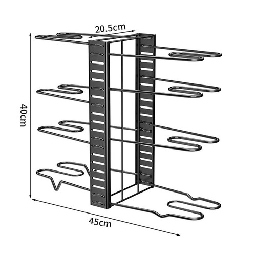 Adjustable pan organiser - pan,