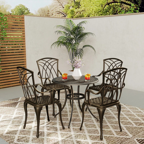Vintage dining set cast - vintage,