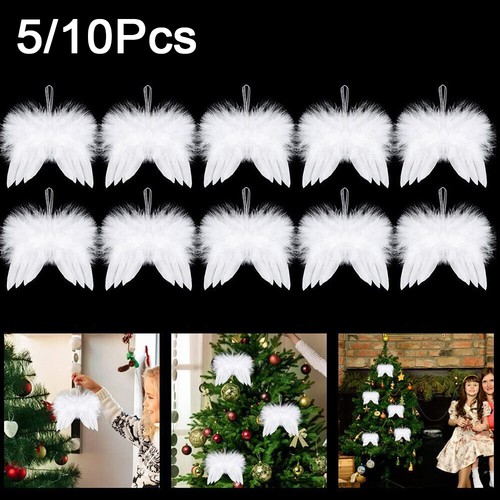 10pcs white feather - white, angel
