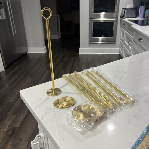 Gold metal inch high - 12,