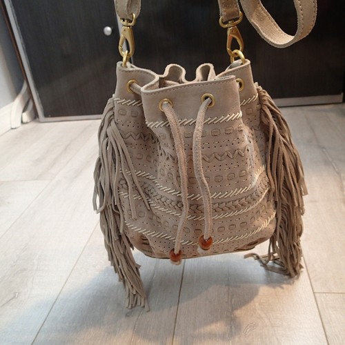 Linea pelle drawstring - linea, fringe