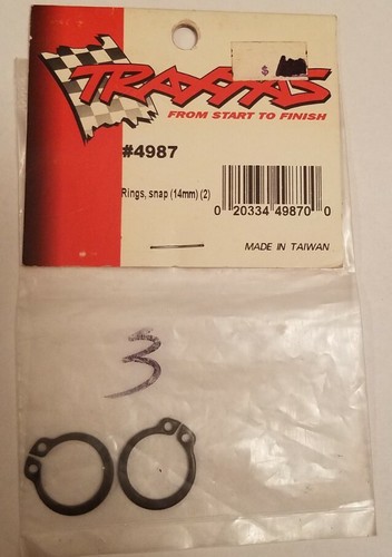 Traxxas snap rings - traxxas, pcs
