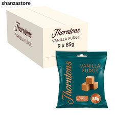 Thorntons Vanilla Fudge - 9 x 85g Bags (Full box) |UK Free And Fast Dispatch