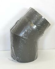 Save Enamelled 1.2 mm - 45° elbow flue pipe  Black D125