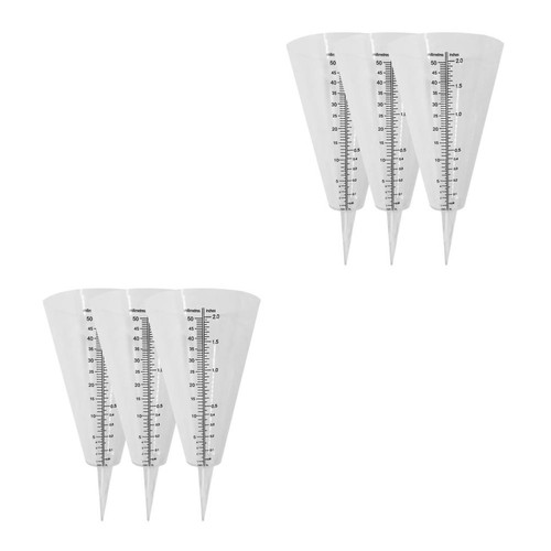Reusable plastic rain gauge - reusable,
