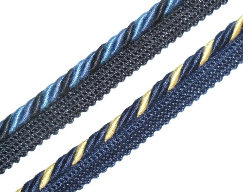 Cotton flanged binding piping - flanged, binding/piping