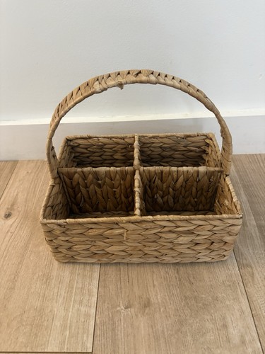 Wicker divided storage - divided,