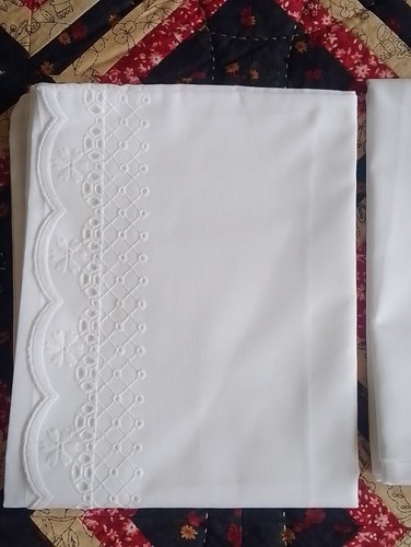 Pair white vintage - pair,