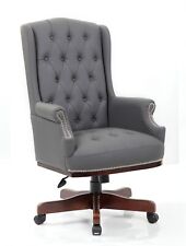 Managers Directors Chesterfield Captains Office Desk Chair Swivel Wheels