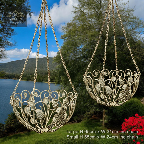 Vintage style cream hanging - vintage-style,