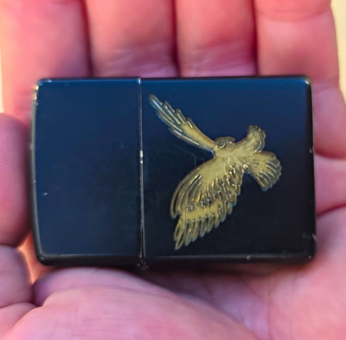 Rare zippo black - rare,