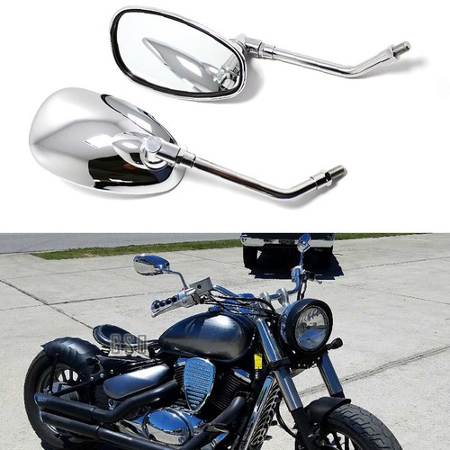 Motorcycle chrome long stem - chrome,