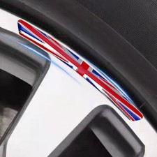 4Pcs UK England Flag Vehicle Car Wheel Hub Rims Decal Sticker Car Accessories