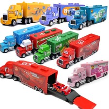 Disney Pixar Cars Chick Hicks Lightning McQueen Mack Hauler Truck & Car Toys New