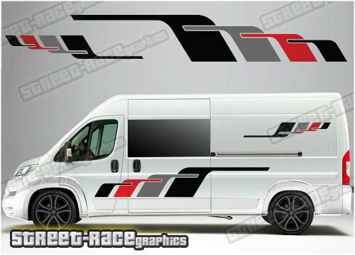 Motorhome camper race van - race,