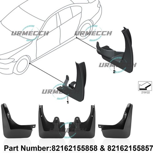 4pcs set mud flaps mudflaps - flaps,