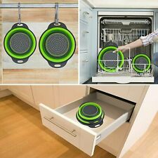 Collapsible Round Bowl Wash Basin Small Space Saving Camping Washing Up Cleaning