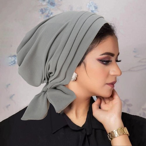 Ruffle turban chemo - turban, cap