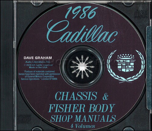 1986 cadillac shop manual and - manual,
