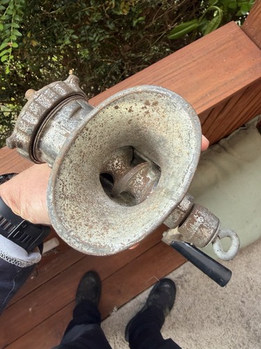 Vintage spong meat mincer - no, 5