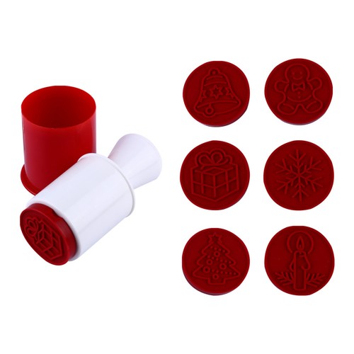 Pcs cookie stamps baking - 6,